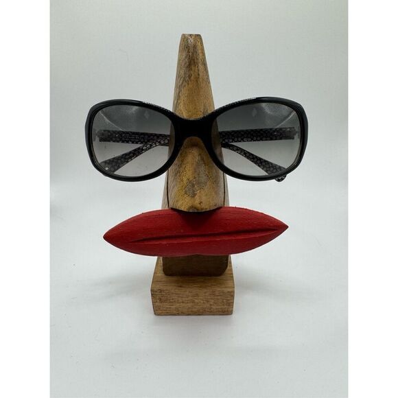 Coach Maya ladies sunglasses S813 black with case and cloth black EUC - Picture 2 of 5